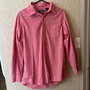 Pink Chaps Long sleeve button down